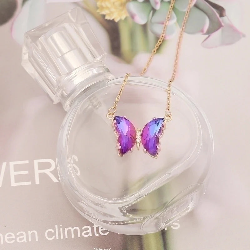 Butterfly Kette Lila